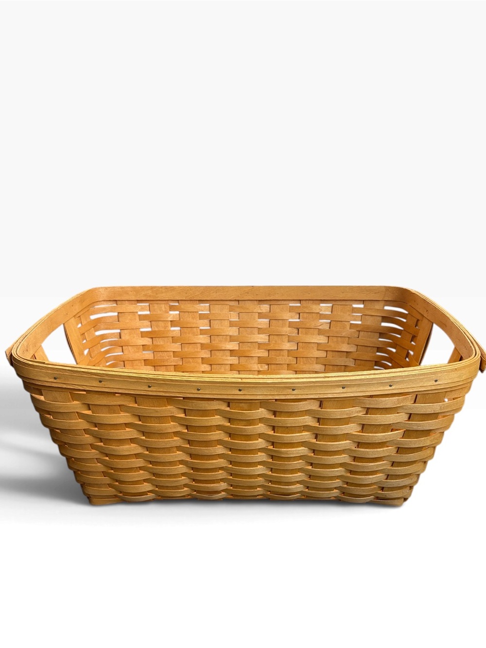 Longaberger Wash Day Extra Large Laundry Basket 1998 Storage 24x17.5”